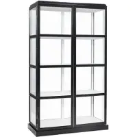 Hubsch Vitrine schwarz/weiß