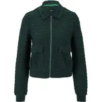 Zero Kurzblazer mit Kragen in Green Forest | Gr.: 42