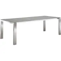 Solpuri Mono Edelstahl Diningtisch