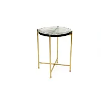 Concept Pedro I Beistelltisch Glas Eisen