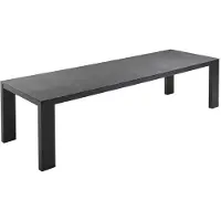 Solpuri Elements Dining Tisch Aluminium (1-tlg.Tischplatte oder 2-tlg. Tischplatte)
