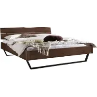 Hasena Lounge Schwebebett Fossoli 25 Nussbaum 140x210