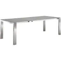 Solpuri Mono Edelstahl Ausziehtisch 180/240x100 cm