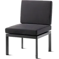 Sieger Lugo Lounge Basis Aluminium inkl. Rücken/Seiten/Verbindungselement