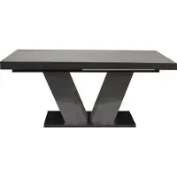 Mäusbacher Esstisch ausziehbar Elena 160x90x76 Graphit 13992-160