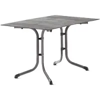 Sieger 5160-31 Kl.-Tis.Po.120x80 Polytec,e-grau/Beto.hell