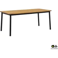 Apple Bee Elle Dining Tisch Aluminium/Teak 180x90 cm
