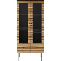 SalesFever Vitrine Eiche