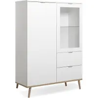 Finori Göteborg 53 Highboard Weiß/Sonoma Eiche
