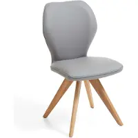 NIEHOFF SITZMÖBEL Esszimmerstuhl Lea , grau , Maße (cm): B: 49 H: 92 T: 46.0