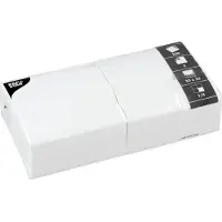 Papstar Servietten weiss 1/4 Falz