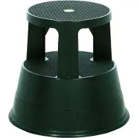 Alco Rollhocker Al Step Kunststoff schwarz