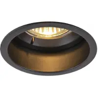SLV 1005435 HORN, Deckeneinbauleuchte schwarz 25W Blower Door Luftdichtheit getestet IP20/IP44
