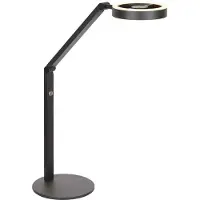 Steinhauer Tischlampe Ringlux schwarz