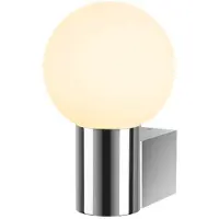 SLV 1007600 VARYT, Wandaufbauleuchte, rund, 1x max. 6 W E14, chrom