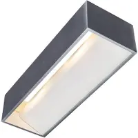 SLV Logs In L Wandleuchte LED Dim. Aluminium/White - , dimmbar, Metallisch, für Wohnzimmer, Aluminium