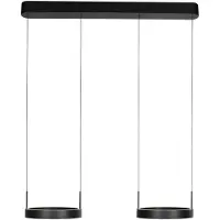 Steinhauer Hängelampe Mykty, dimmbar, schwarz, für Wohn- / Esszimmer, Metall, Modern, Pendelleuchte