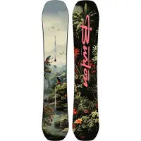 Burton - Snowboard All Mountain - Custom Jungle 2027 für Herren - Größe 170W cm - Grün