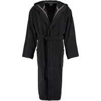 Cawö Bademantel Home 842 Kapuze Herren Lava-XXXL