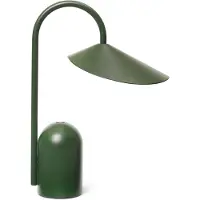 Ferm Living Arum Portable Tischleuchte IP44 Grass Green - , Arum, dimmbar, Grün, für Terrasse, Metall, Design