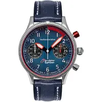 Bauhaus 2576-3 Herrenuhr Aviation Eurofighter Chronograph Dunkelblau