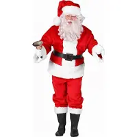 Haza Plüsch Weihnachtsmann Kostüm