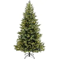 Everlands Emerald Spruce artificial Christmas tree with retro LED lights, 180 cm