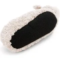 Nici Hausschuhe Bär Finni Gr. 40-43 (L) - grau - Warme Kuscheltier Hausschuhe für Jungen und Mädchen, Tier-Schuhe mit Anti-Rutsch Sohle, Slippers | 62333
