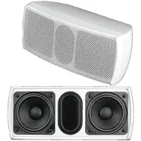Omnitronic 11036909, Voller Bereich, Verkabelt, 15 W, 120 - 22000 Hz, 8 Ohm, Weiß