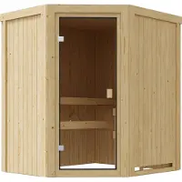 Karibu Innensauna Divna inkl. Saunaofen 3,6kW integr. Steuerung