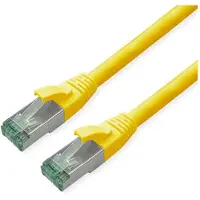 Roline RM Patchkabel Cat.6A S/FTP (PiMF), gelb, 15 m