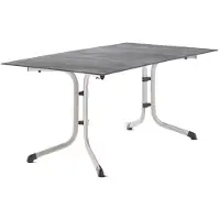 Sieger Boulevard-Klapptisch Polytec 160x90 cm Aluminium