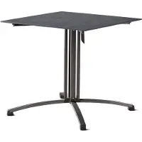 Sieger Gastro Tisch Polytec Säulenklappgestell 80x80 cm