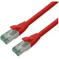 Roline recycled material RM Patchkabel Cat.6A S/FTP (PiMF), rot, 20 m