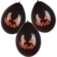 Boland Ballons Creepy Pumpkin, Latex, 6 Stk.
