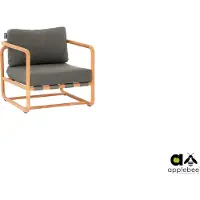 Apple Bee Dolce Lounge Sessel Teak/Olefin