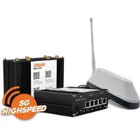 Selfsat MWR 5540 5G Cat 12 WLAN Router bis 2,6 Gbps inkl. SHARK 5G Antenne weiß