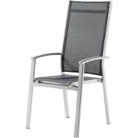 Sieger Lima Stapelsessel Hoch Aluminium/Textilux