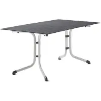 Sieger Boulevard-Klapptisch Polytec 160x90 cm Aluminium