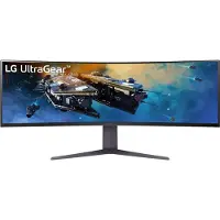 LG 45GR65DC-B LED-Monitor 114,3 cm (45"), Display-Auflösung: 5120 x 1440 Pixel, HD-Typ: Quad HD, Reaktionszeit: 1 ms, Natives Seitenverhältnis: 32:9.