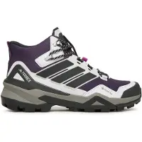 Adidas - Leichte GORE-TEX Wanderschuhe - Skychaser Mid GTX W Aurora Plum/Carbon/Purple Burst für Damen - Größe 4,5 UK - Violett