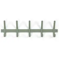 Spinder Garderobenhalter DESIGN "Dexter", grün, B:70cm H:21cm T:8,2cm, Metall, Garderobenhalter, Garderobenhalter, Metall, Breite 70 cm