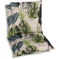 GO-DE Textil, Sesselauflage Niederlehner, 2er Set, Farbe: gruen, Maße: 100 cm x 50 cm x 7 cm, Rueckenhoehe: 52 cm