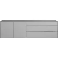 Mäusbacher Imola Lowboard Holzwerkstoff/Glas 217x63x42 cm