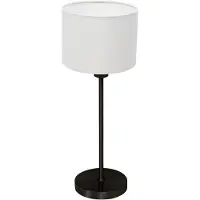 Steinhauer Tischlampe Noor, schwarz, für Wohn- / Esszimmer, Metall, Tischlampe