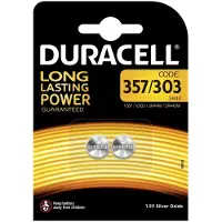Duracell 357/303, Silberoxid, Button/coin, 1,5V