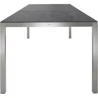Solpuri Classic Edelstahl Tisch 300x100 cm mit 2-tlg. Tischplatte