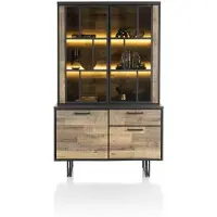 Henders & Hazel Avalon Buffet mit LED HPL/Metallgestell 206x127 cm