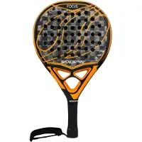 SideSpin Ss Focus 18k Fc Padelschläger Schwarz Schwarz One Size