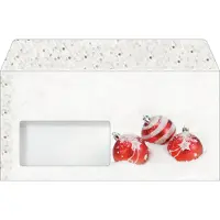 Sigel Weihnachts-Briefumschlag Winter Flair, gummiert, Fensterstanzung, DIN lang, 50 Stück